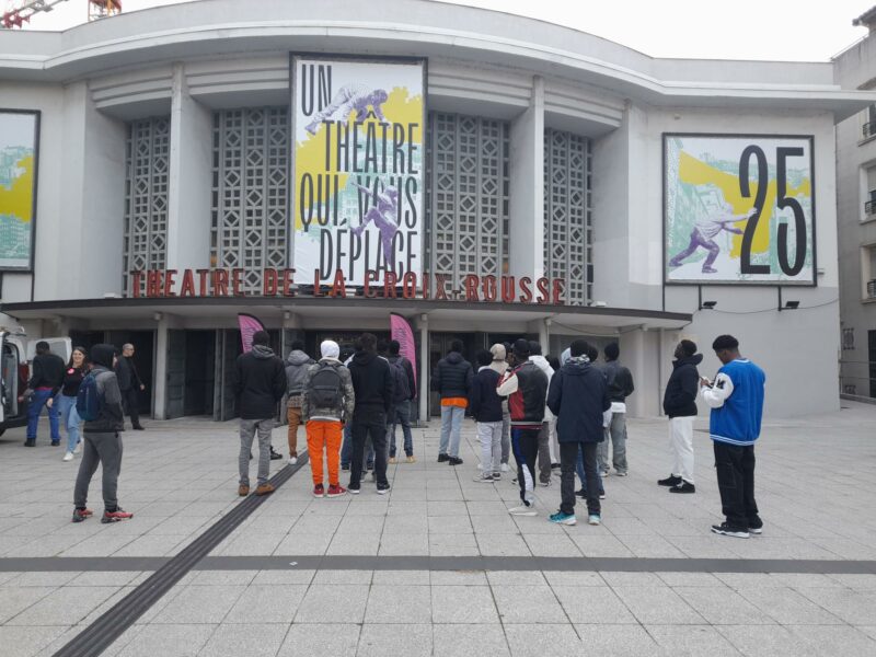 Les élèves d’UPE2A au théâtre de la Croix-Rousse