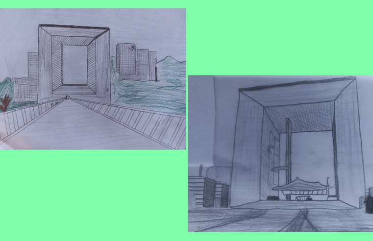 Les 2 MEM et le Cube de la Défense